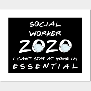 Social Worker 2020 Quarantine Gift Posters and Art